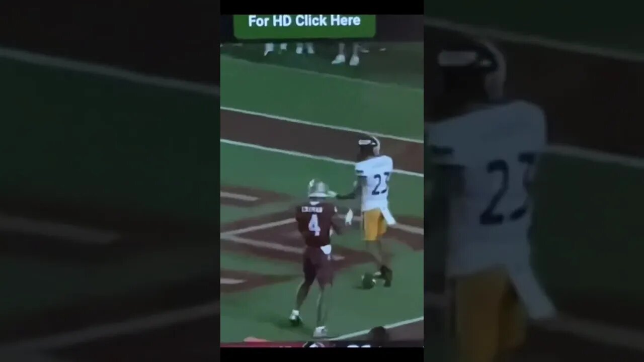 Keon Coleman with the hurdle after catch #keon #coleman #hurdle #fsu