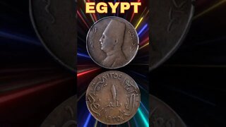 Egypt 1 millieme 1935.#shorts #coinnotesz