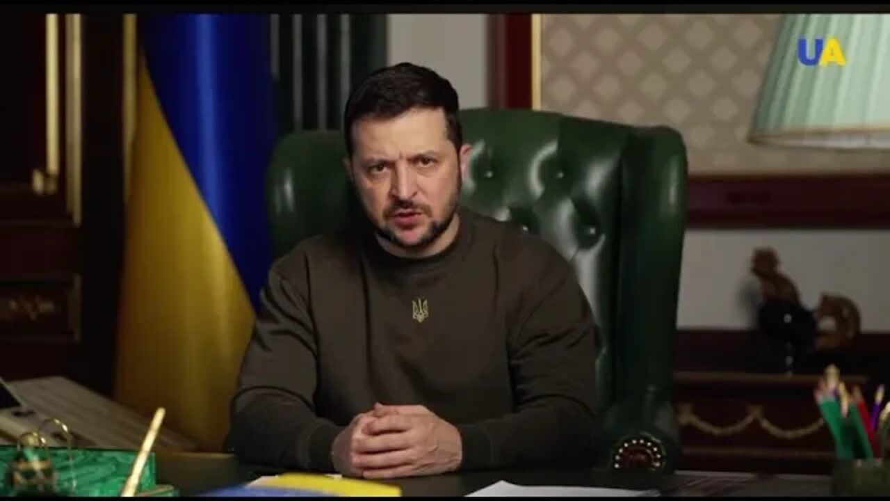 Address from Ukrainian president Volodymyr Zelenskyy