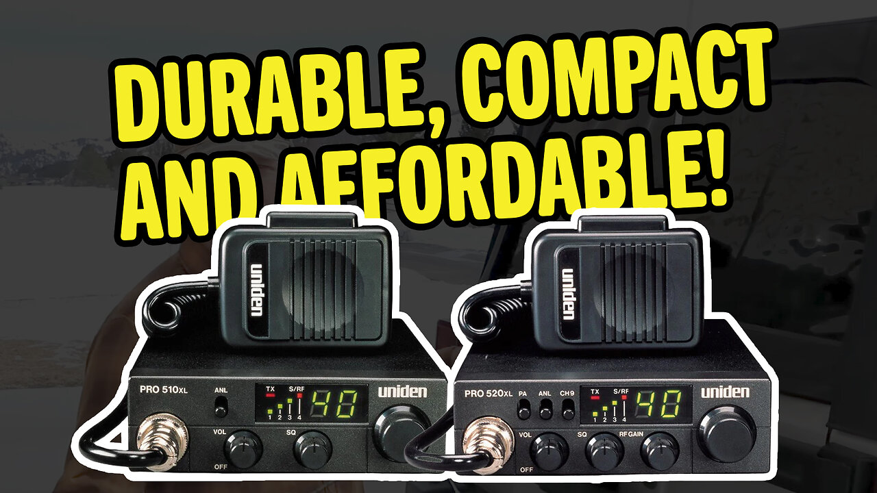 Uniden Pro 510 and 520 XL CB Radios