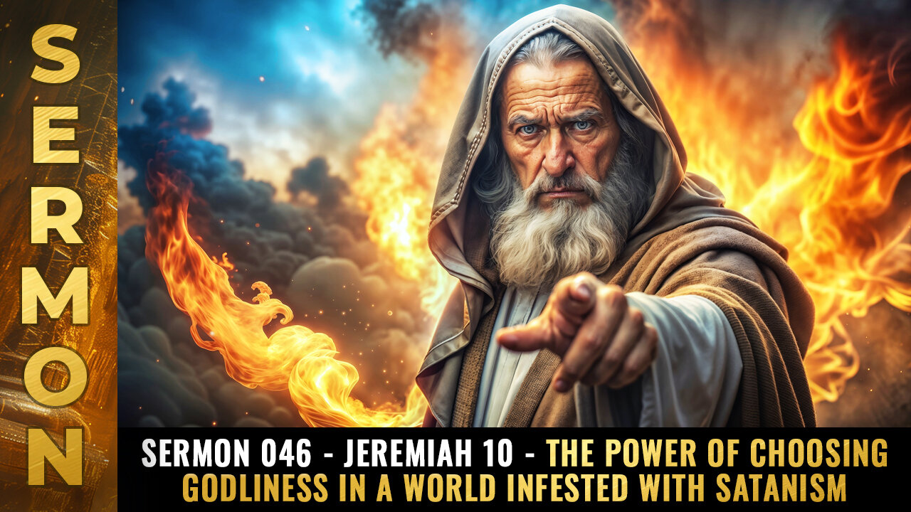 Mike Adams Sermon 046 - Jeremiah 10 - The power of CHOOSING GODLINESS in a world infested with satanism