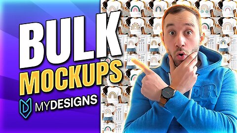 FREE BULK Create QUALITY MOCKUPS for Etsy, Shopify, Amazon with MyDesigns
