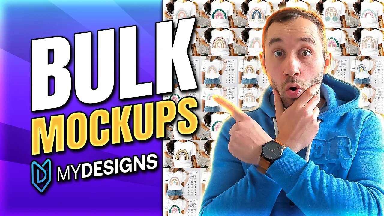 FREE BULK Create QUALITY MOCKUPS for Etsy, Shopify, Amazon with MyDesigns