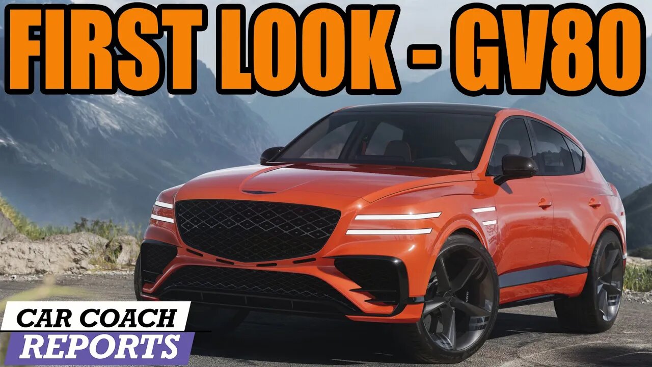 GENESIS GV80 COUPE CONCEPT - Good News! They are building this HOT SUV!!