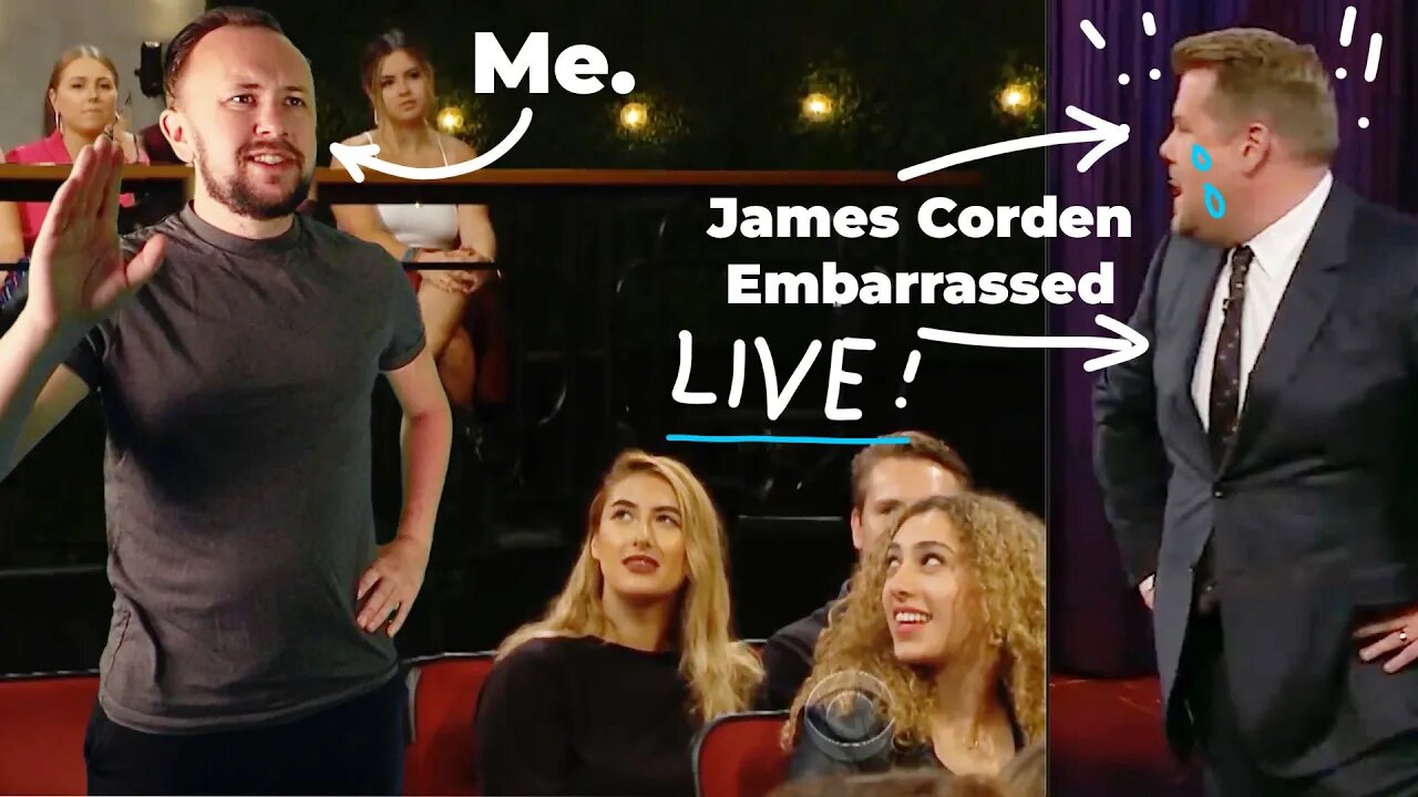 I called out James Corden on his own show