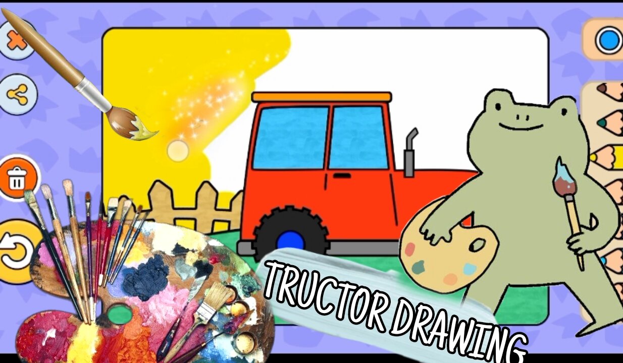 How to draw a Tructor 🚛| draw on natural colour| step by step Tructor drawing|#drawingboy