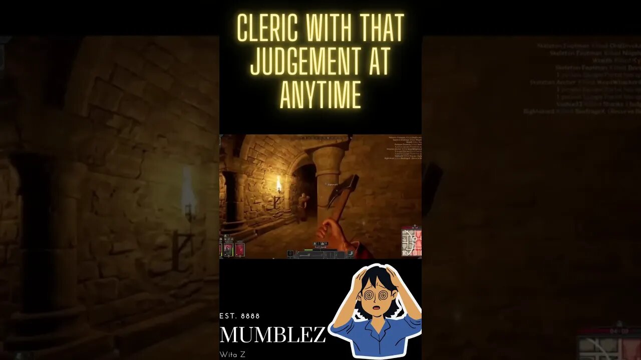 A Clerics Random Judgement #shortsfeed #shortsvideo #shorts #darkanddarker #shortsyoutube