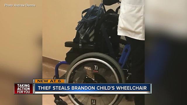 6-year-old boy's wheelchair returned after being mistakenly taken from Brandon driveway