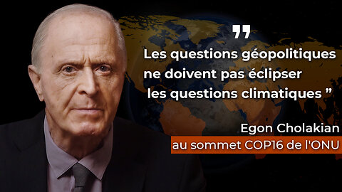 Le représentant d’ALLATRA Egon Cholakian au sommet COP16 de l’ONU en Colombie