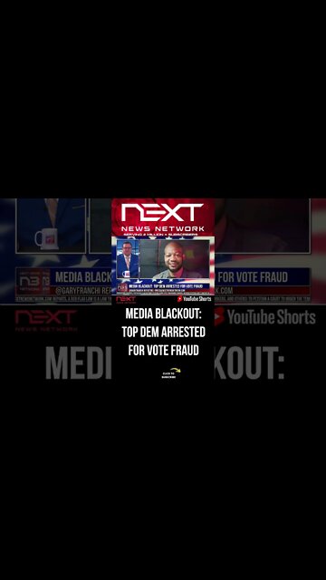 MEDIA BLACKOUT: Top Dem ARRESTED for Vote Fraud #shorts