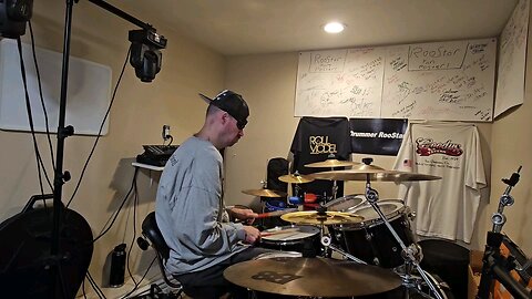 November 9th 2024. Legally Blind Drummer RooStar Drum Solo.