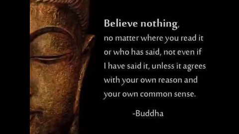 BELIEVE NOTHING!!