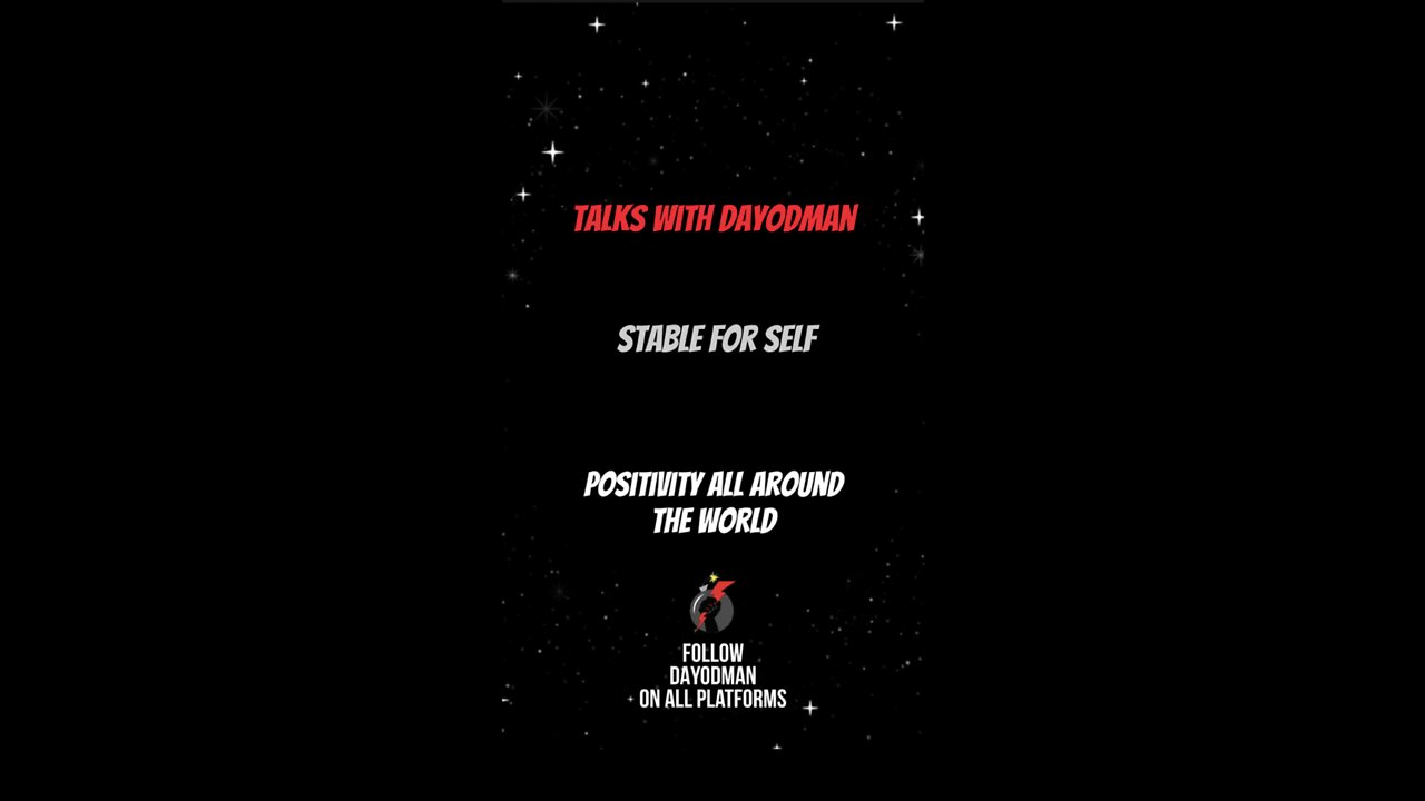 Stable For Self #dayodman #stability #motivation #eeyayyahh #sanity