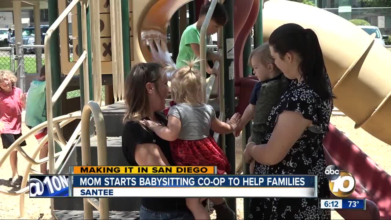 San Diego mom starts babysitting co-op to help families