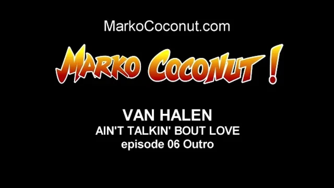 AIN'T TALKIN' 'BOUT LOVE episode 06 OUTRO ENDING how to play Van Halen guitar lessons by Marko