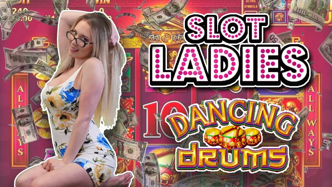 SLOT LADIES 🎰 Heat It Up 🔥 On DANCING DRUMS!!! 🥁