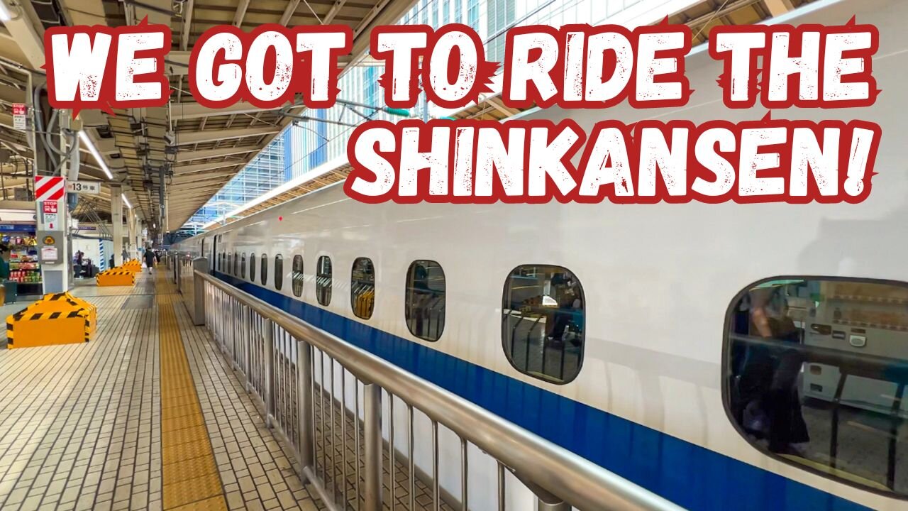 Osaka To Tokyo | Riding The Shinkansen For The First Time!