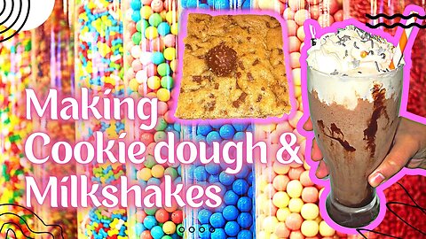 HOW TO MAKE COOKIE DOUGH AND MILK-SHAKES!!! With Syeda Bukhari. (quick tutorial).