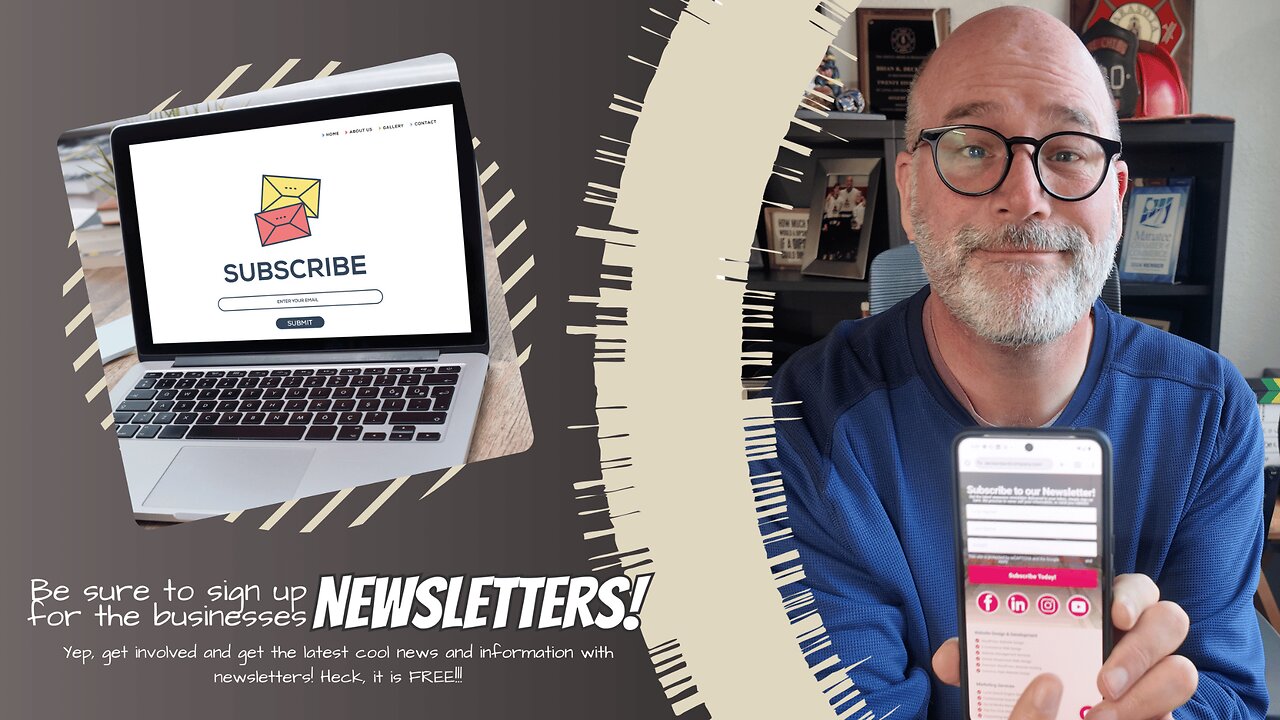 A great way to support a small business is to sign up for their newsletter!