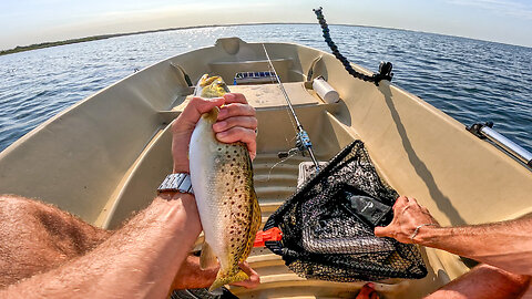 World's Cheapest Jon Boat vs SALTWATER Fishing | Sketchy?