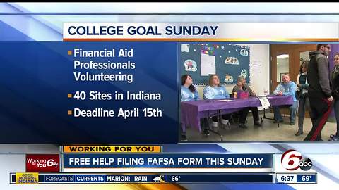 College Goal Sunday helps thousands of Indiana families