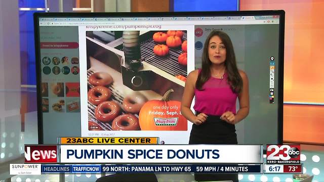 Pumpkin Spice Donus at Krispy Kreme