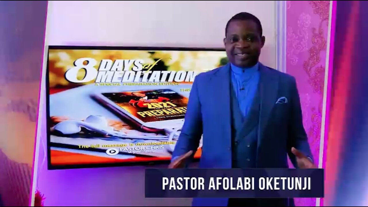 8 Days of Meditation | Day 5 - Pastor Afolabi Oketunji