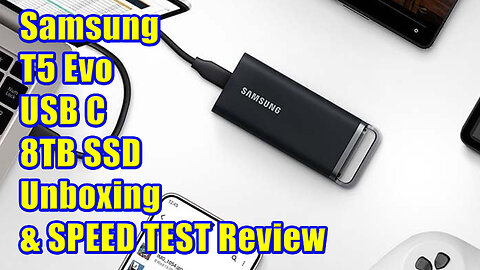 Samsung T5 Evo Unboxing and Review vs T7 Shield SPEED TEST Crystal Diskmark #wisebuyreviews