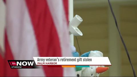 Sentimental Army flag stolen from porch of 14-year Veteran