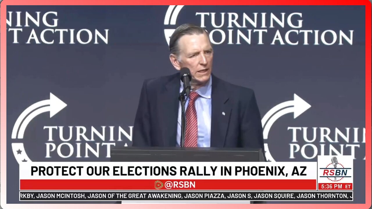 Rep Paul Gosar Demands 14,000 Hours of Tape From J6 Are Released at AZ Rally - 2614