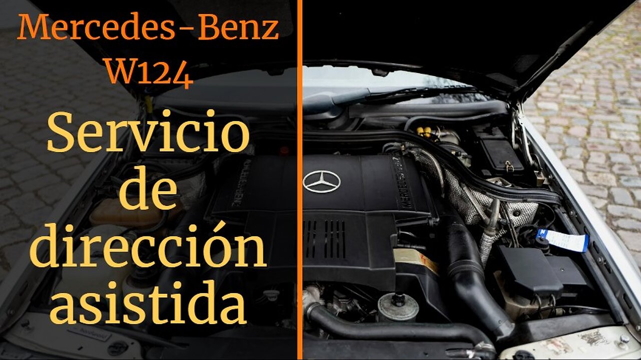 Mercedes-Benz W124 - Servicio de dirección asistida cómo purgar el sistema y cambiar filtro tutorial