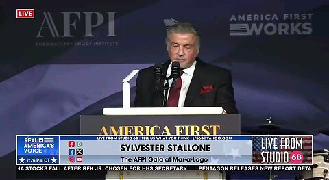 Sylvester Stallone calls Donald Trump a second George Washington