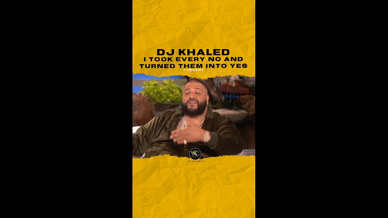 @djkhaled I took every no and turned them into YES