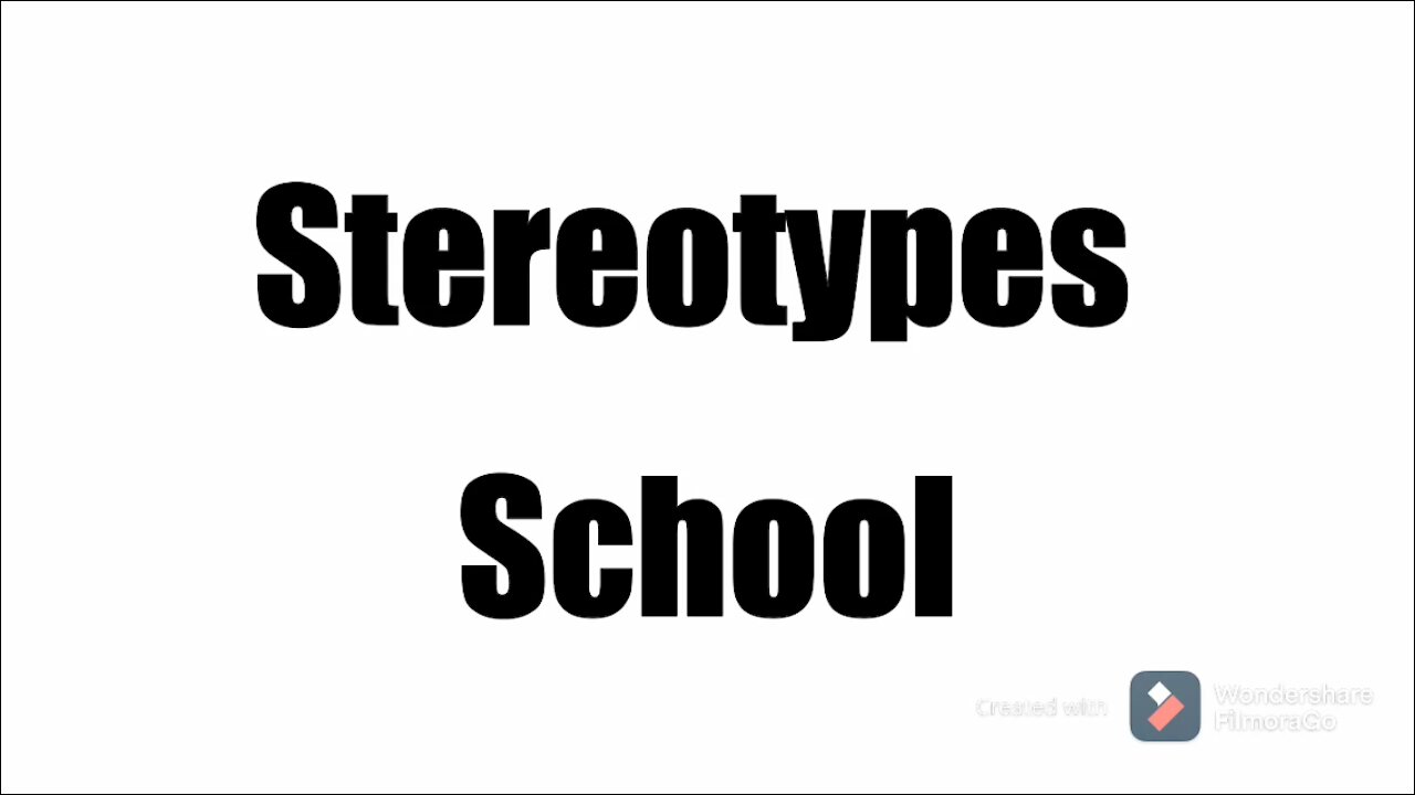 Funny, School Stereotypes.