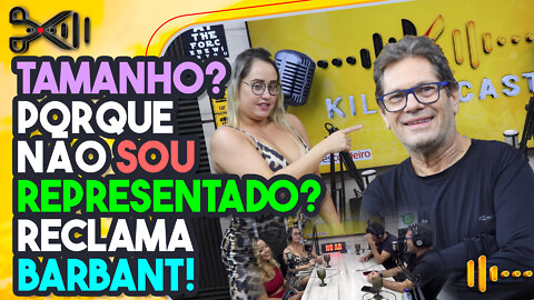 Barbant "Porque não tem p* pequeno no porno?" | Kamila Gomes | Cortes do Kililla Cast