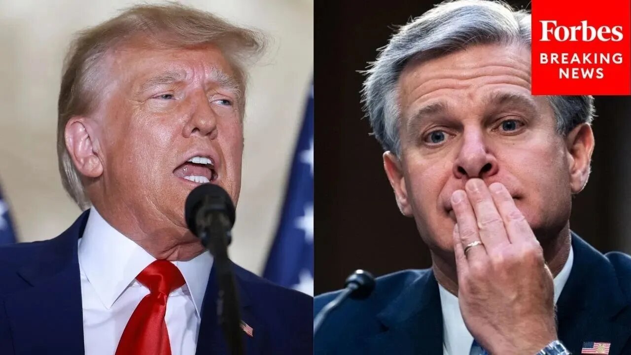 BREAKING NEWS: Trump Accuses FBI's Wray Of 'Not Telling The Truth' To Congress