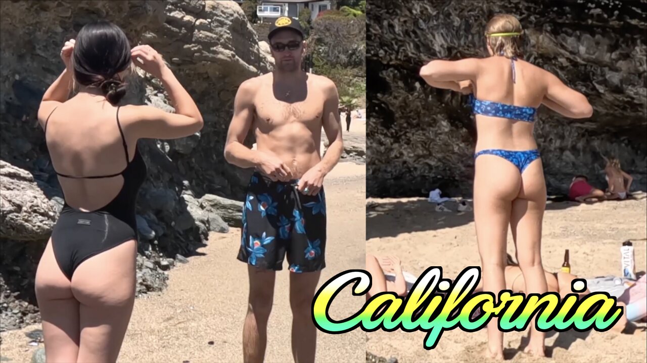 Sun, Sand, and Strolls ☀️ California’s Bikini Walking Tour