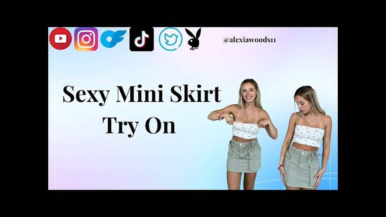 SHORT SKIRT TRY ON HAUL ✏️ with PEN TEST