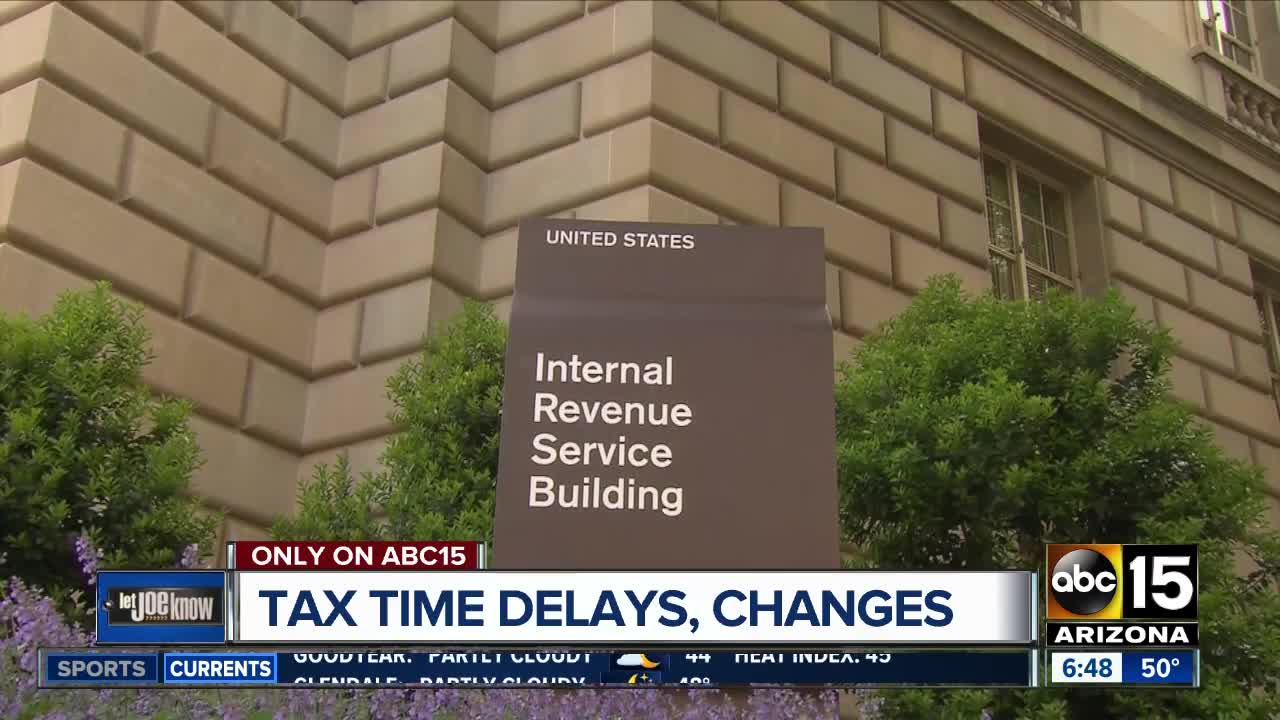 Delays and changes for the tax season