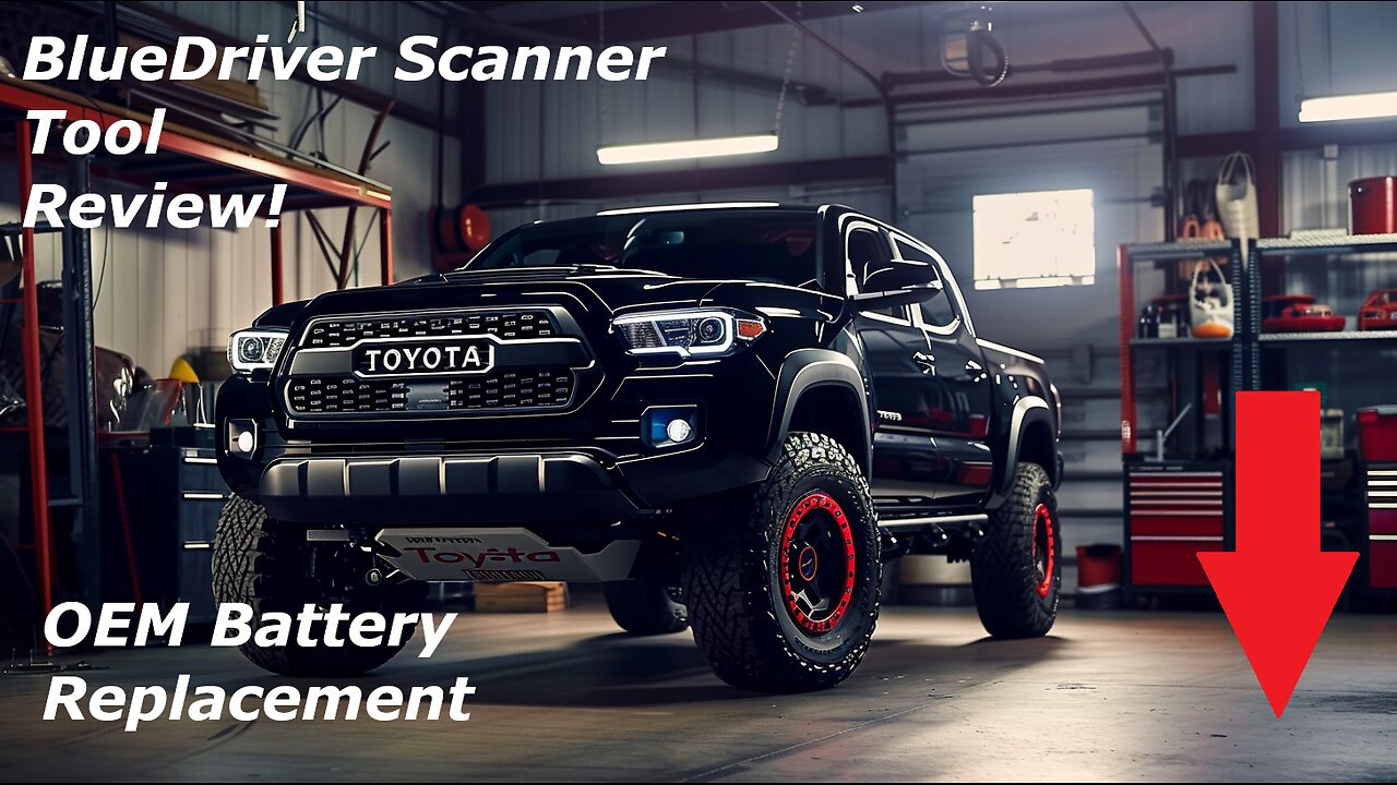 3rd Gen Tacoma | POV OEM Battery Install | BlueDriver Bluetooth OBDII Scan Tool