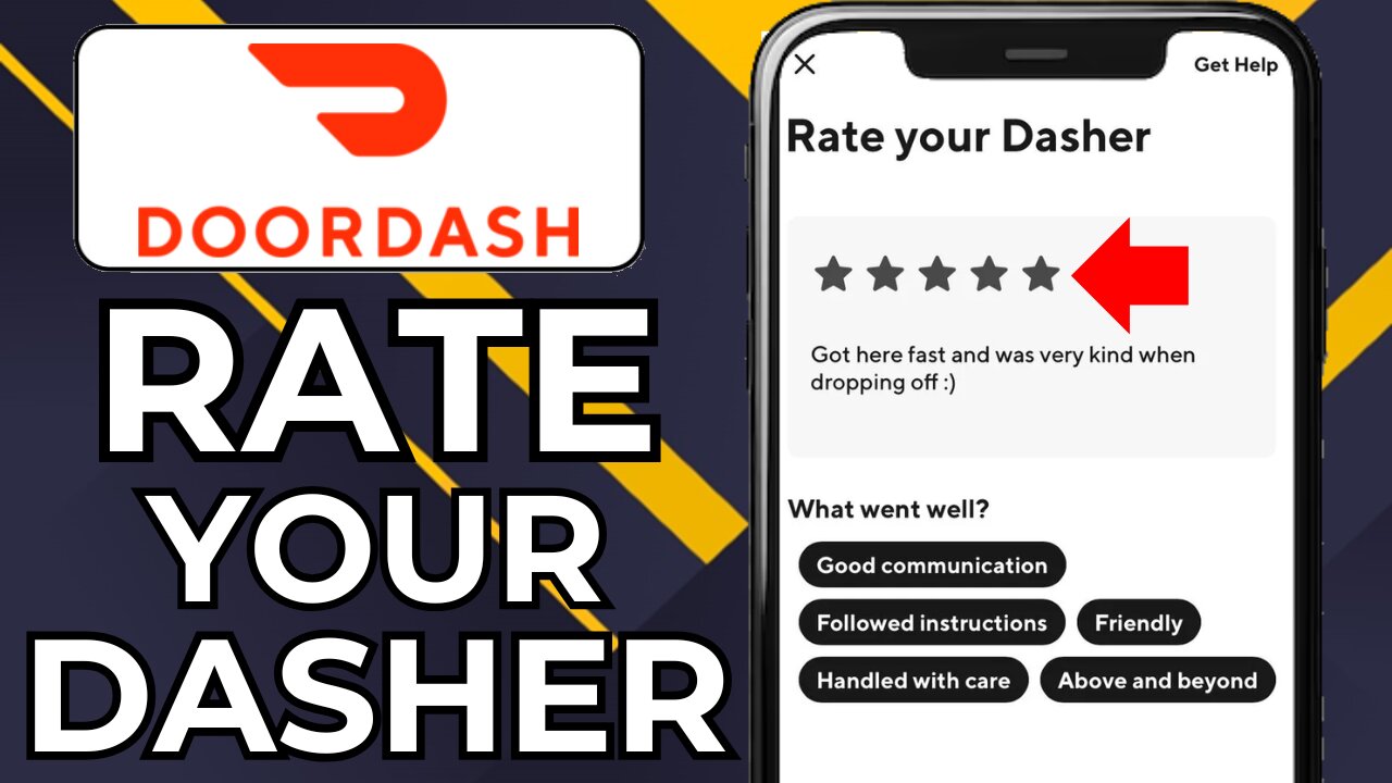 HOW TO RATE A DASHER ON DOORDASH