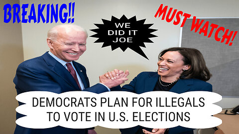 MUST WATCH DEMOCRATS PLAN FOR ILLEGALS TO VOTE IN U.S. ELECTIONS PLUS MORE CRIME IN NY