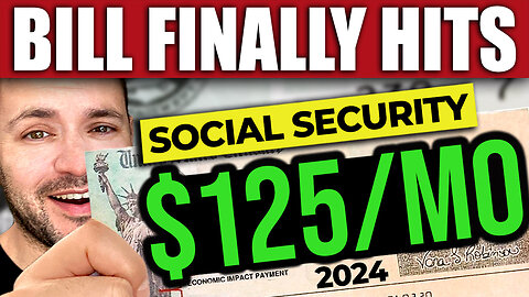 $125/Mo Social Security INCREASE Bill Returns… Vote FORCED by House