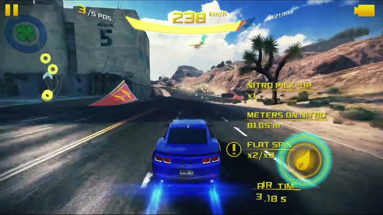 Asphalt 8 Airborne Season 02 Race 10 Elimination Nevada Car Chevrolet Camaro GS Laps 1 Racer 6