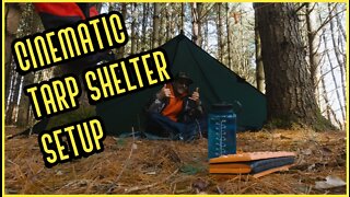 10x10 Tarp Shelter Setup #Short #NoTalk