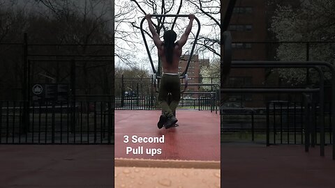 Nice and slow pull-ups in a Brooklyn park. Sky rocket your pull up abilities!