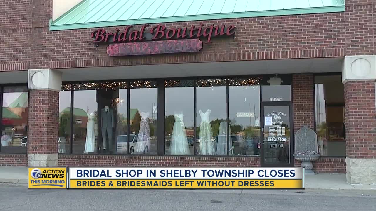 Bridal shop in Shelby Twp closes leaving brides without dresses