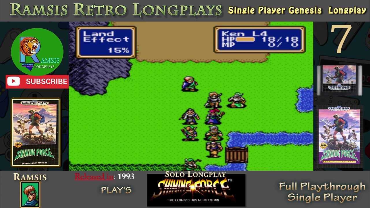 Shining Force | 1993 | GEN | Episode 7 | Full Playthrough and Let's Play | Chapter 2 | #7