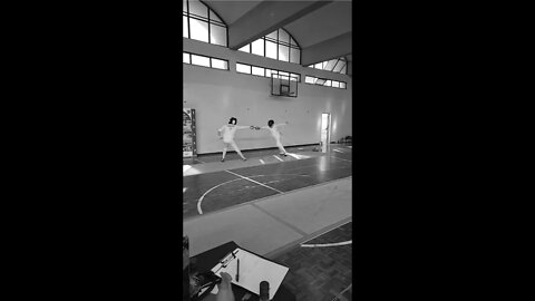 Epee Fencing - Cyprus National Championship - Semi Finals - Alex Theocharous vs Alex Emmanouilides