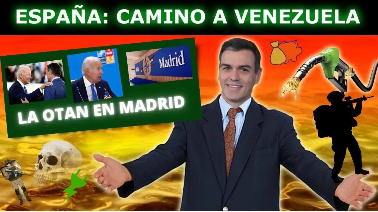 PEDRO SÁNCHEZ EN LA OTAN, RODILLA EN TIERRA, ESPAÑA VA HACIA UNA NUEVA VENEZUELA